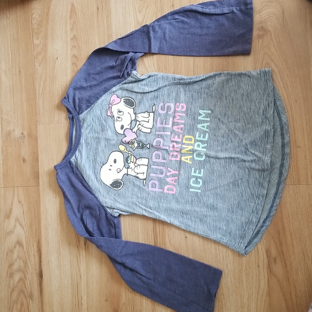 Jumpin Beans girls Snoopy long sleeved top size 6